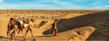 Landscape showcasing the secret desert routes of India during a safe travel adventure